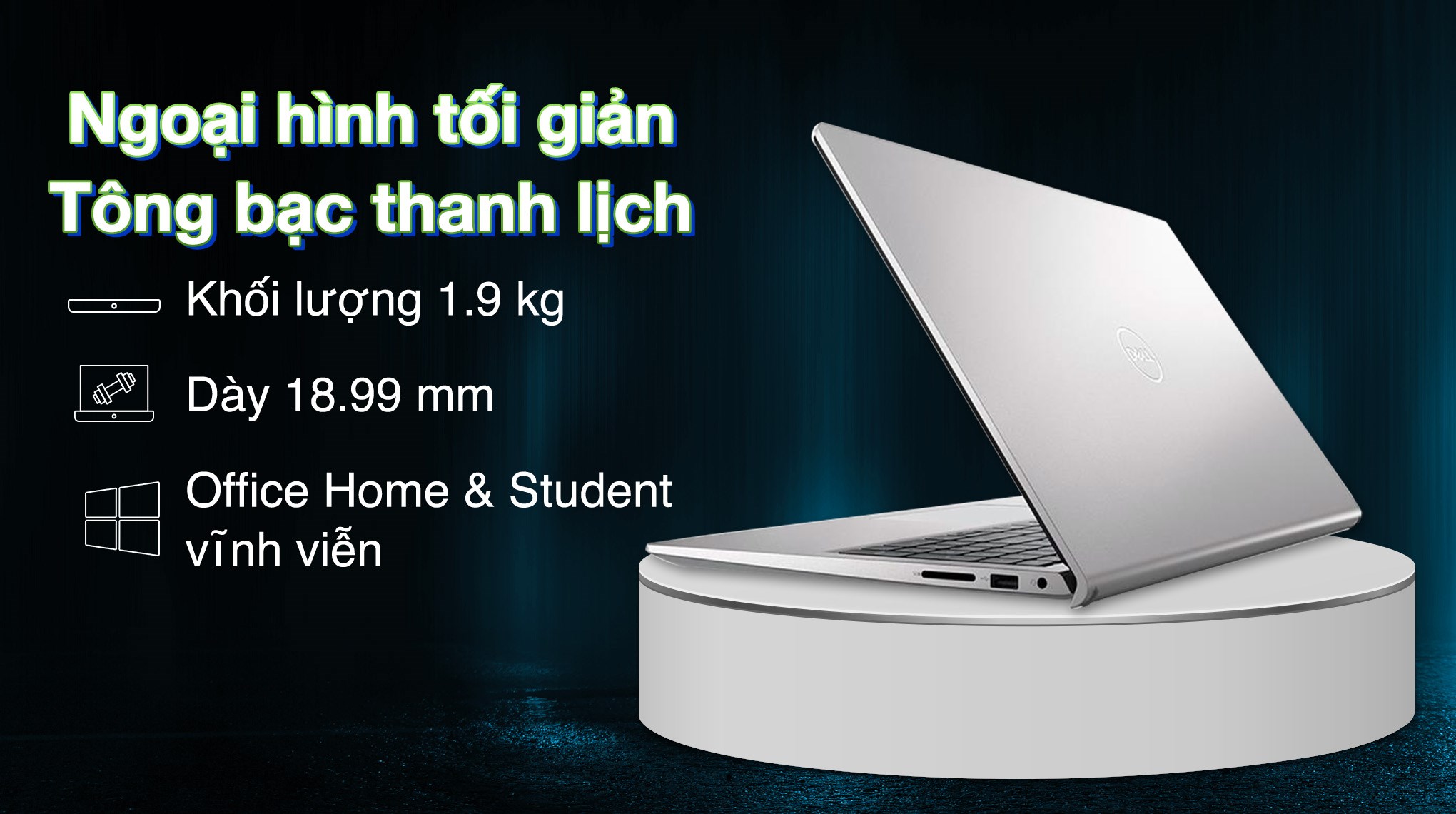 Máy tính xách tay DELL Inspiron 15 3520 (N3520-i5U085W11SLU) | HKC Chính Hãng