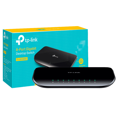 Switch TP-Link 8P SG1008D 1000mb – Thiết bị mạng tốc độ cao cho văn phòng & gia đình