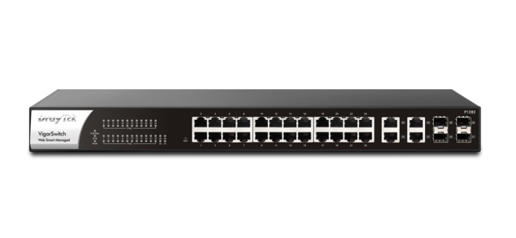 VigorSwitch G1282 – Switch Layer 2+ hiệu năng cao cho doanh nghiệp