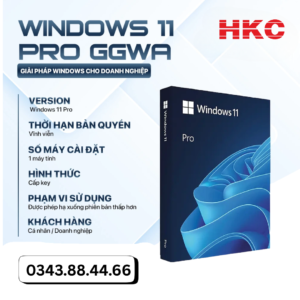 Windows GGWA – Windows 11 Pro – Legalization Get Genuine | HKC Chính Hãng
