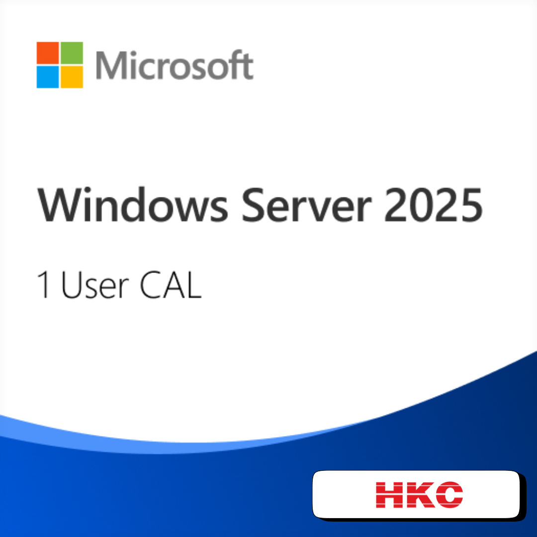 Phần mềm Windows Server 2025 – 1 User CAL | Giá tốt tại HKC