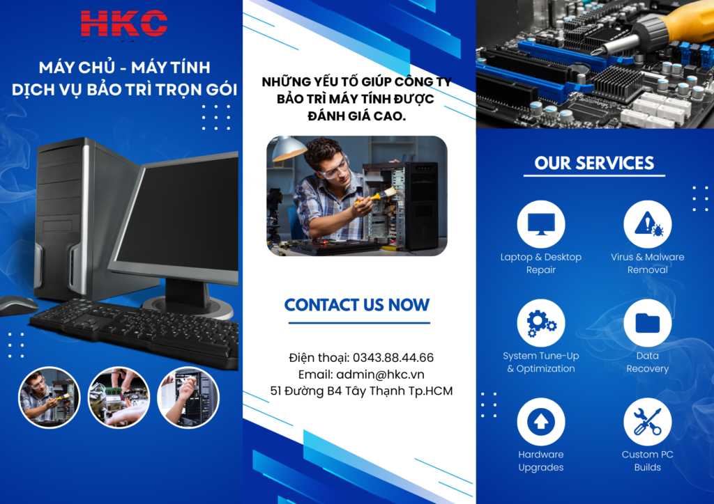 Những yếu tố giúp một công ty bảo trì máy tính được đánh giá cao? 