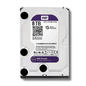 Ổ cứng lắp trong Western Digital 8TB 3.5″ Sata, màu tím (Purple) (WD85PURZ)