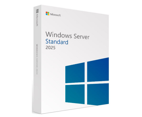 Phần mềm Windows Svr Std 2025 64Bit English 1pk DSP OEI DVD 16 Core