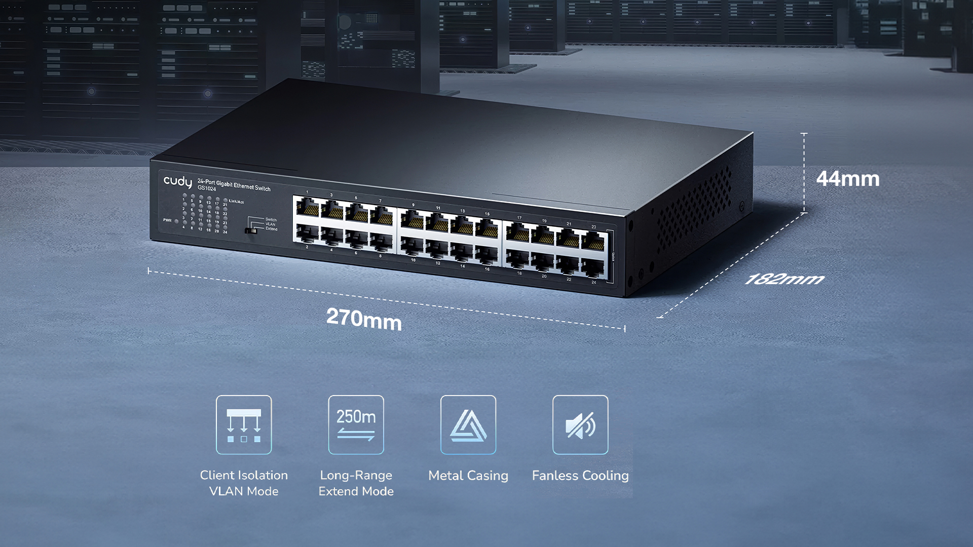 GS1024 Switch 24 Port Gigabit | Switch Mạng Không Quản Lý