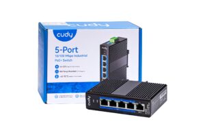 IG1005P Switch PoE Gigabit Công Nghiệp | 4 PoE+ + 1 Uplink