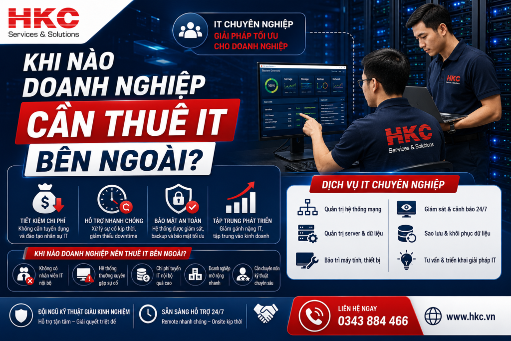 Khi nào doanh nghiệp cần thuê IT bên ngoài