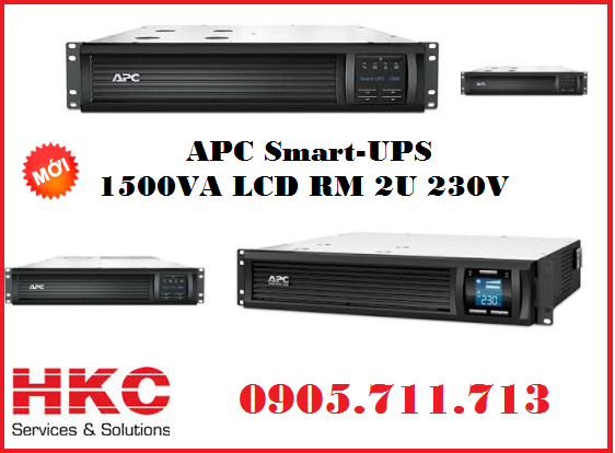 APC Smart-UPS 1500VA LCD RM 2U 230V