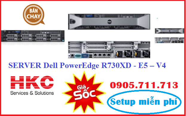 Server Dell PowerEdge R730XD - E5 – V4